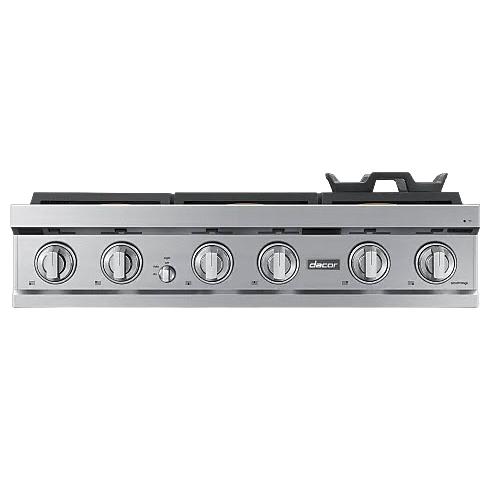  Dacor 36-inch Gas Rangetop with SmartThings Wi-Fi Connectivity DTT36T960GS/DA IMAGE 3