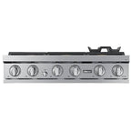  Dacor 36-inch Gas Rangetop with SmartThings Wi-Fi Connectivity DTT36T960GS/DA IMAGE 3
