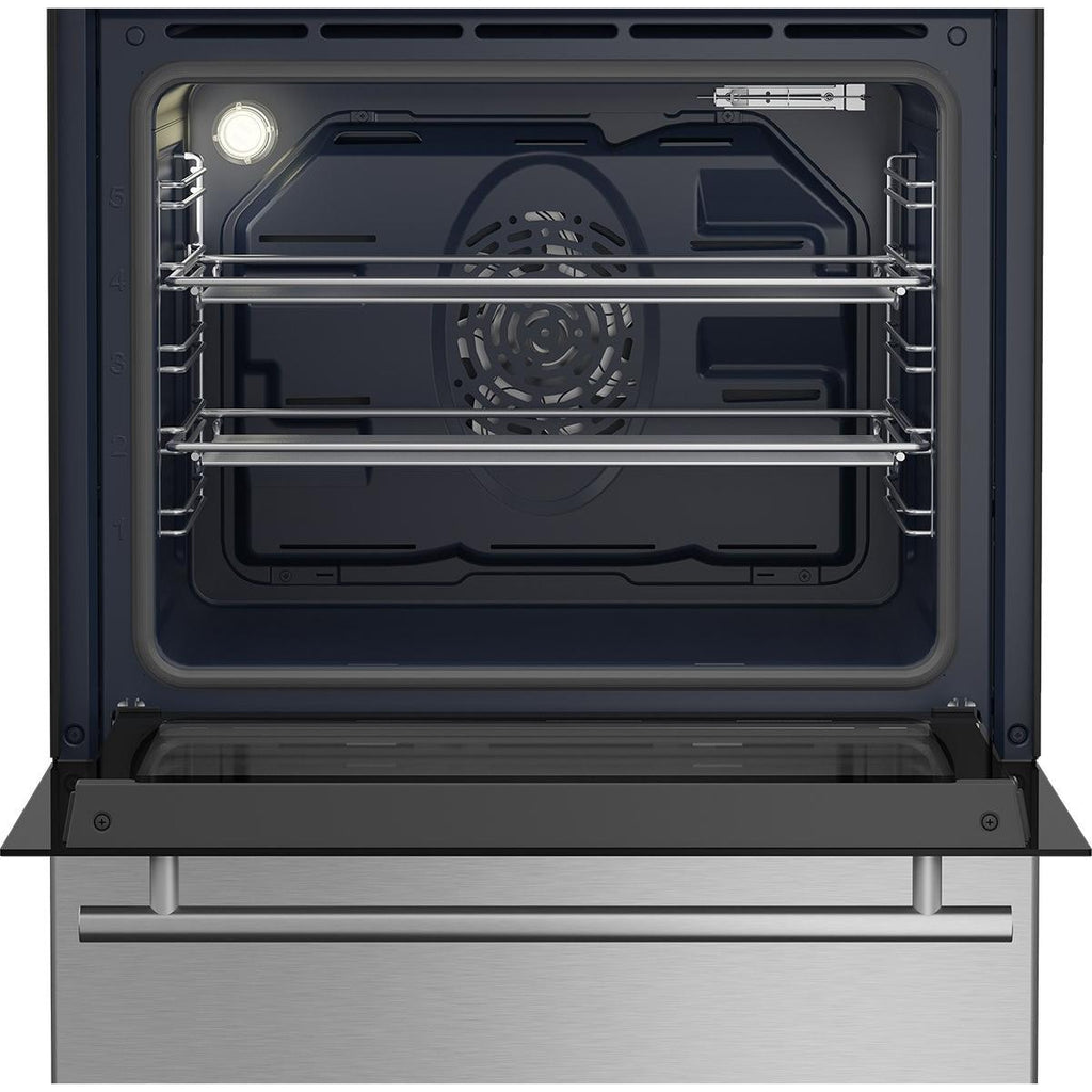  Blomberg 24-inch Freestanding Induction Range with True European Convection Technology BIRC24102SS IMAGE 3