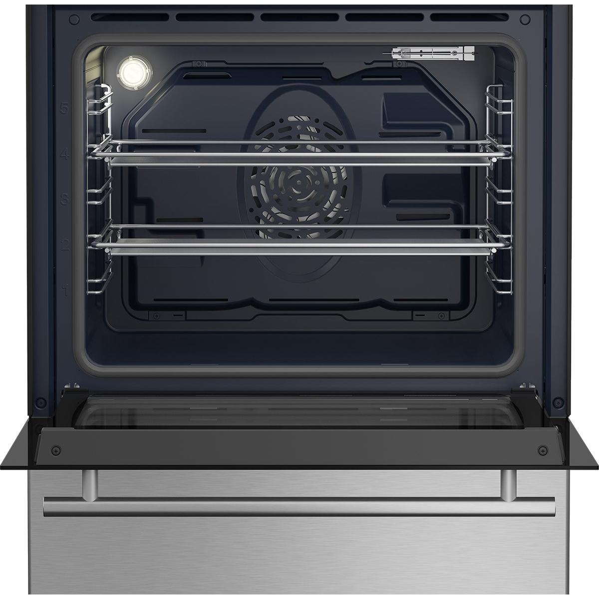  Blomberg 24-inch Freestanding Induction Range with True European Convection Technology BIRC24102SS IMAGE 3