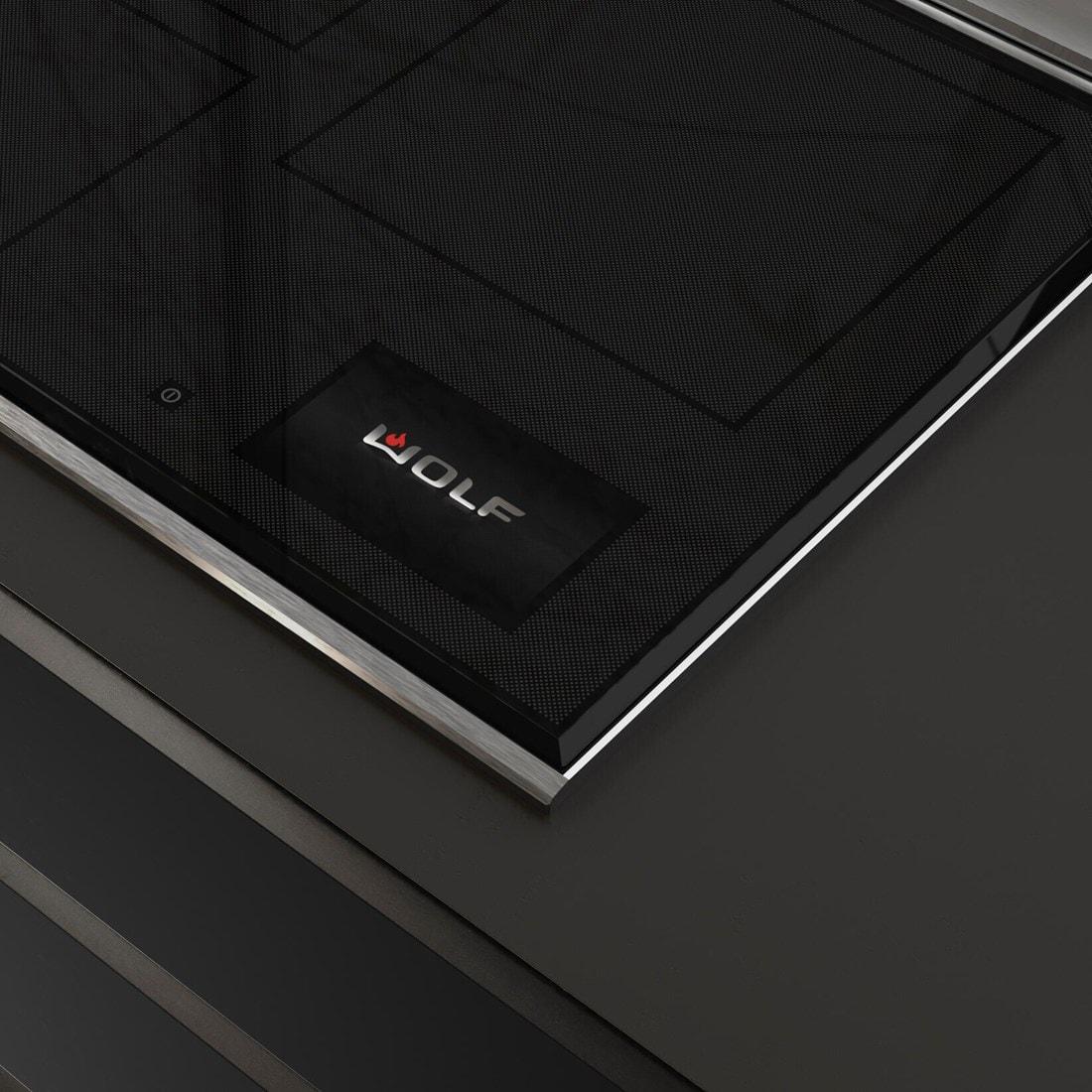  Wolf 36-inch Built-in Induction Cooktop with 17 Power Settings CI36560T/S IMAGE 3