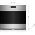  Wolf 30-inch, 5.1 cu. ft. Built-in Single Wall Oven with Dual VertiFlow™ Convection System SO3050CM/S IMAGE 10