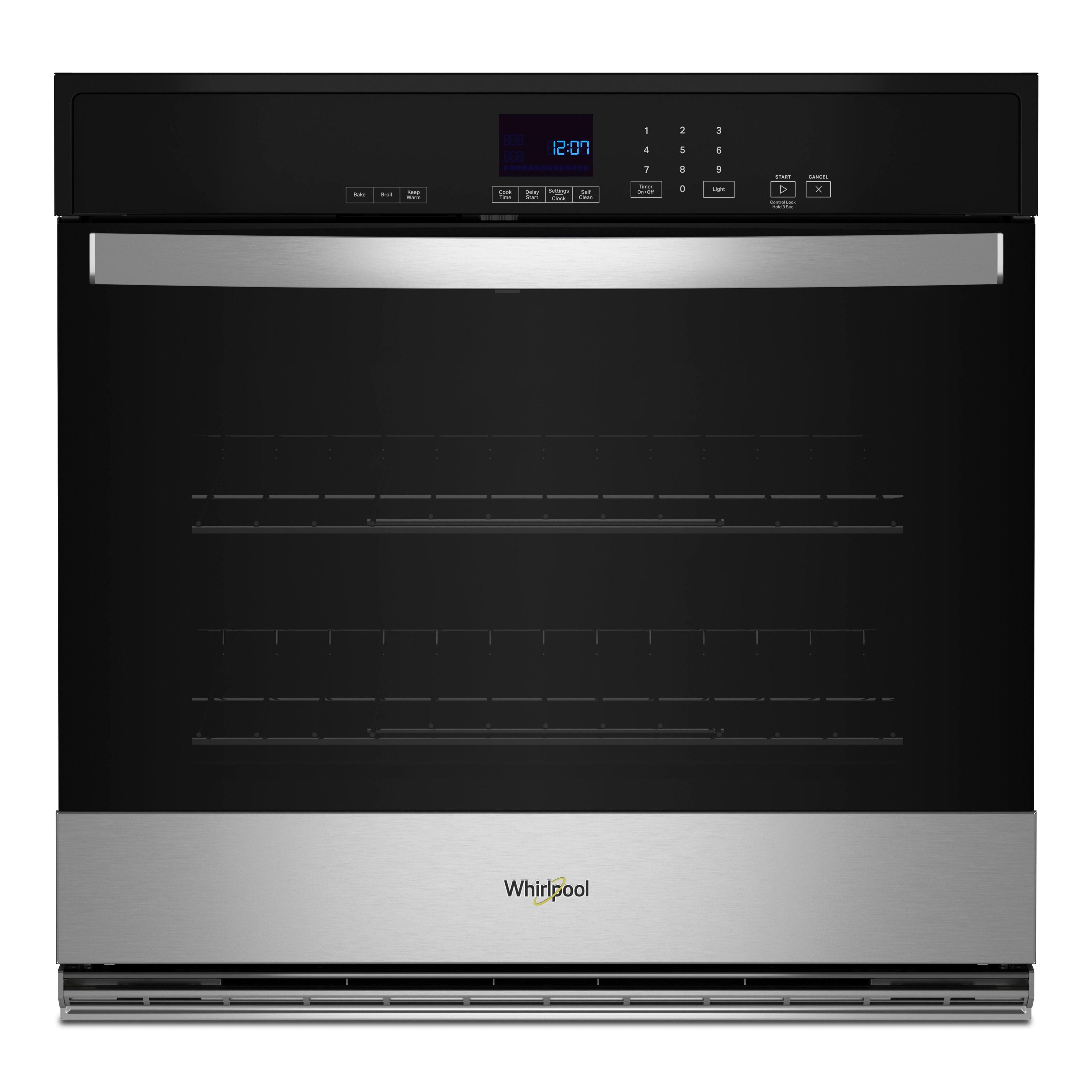  Whirlpool 27-inch Built-in Single Wall Oven WOES3027LS IMAGE 1