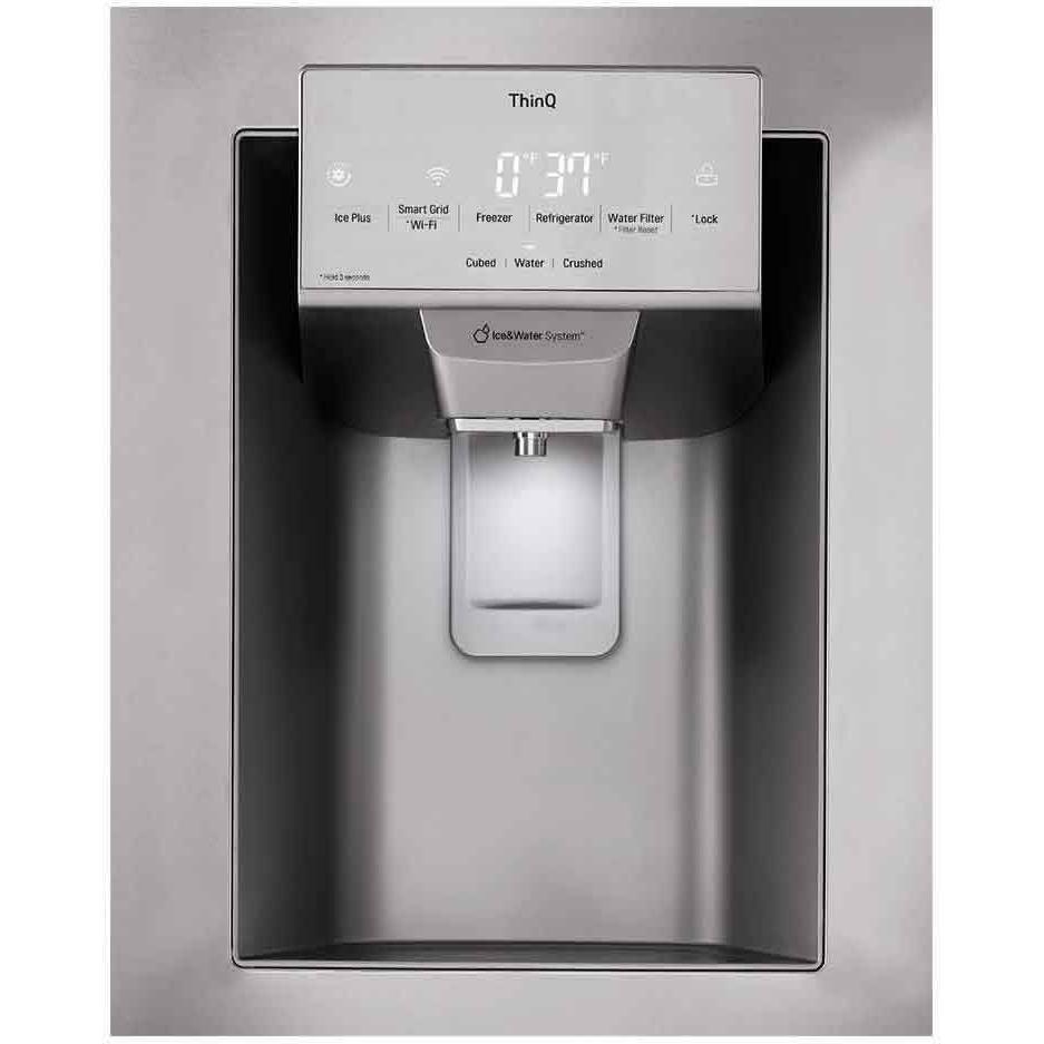  LG 36-inch 27.7 cu. ft. 3-Door French Door Refrigerator with Smart Diagnosis LRFS28XBS IMAGE 6