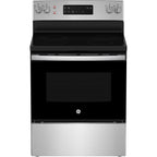  GE 30-inch Freestanding Electric Range with Self-Clean JCB630SVSS IMAGE 1