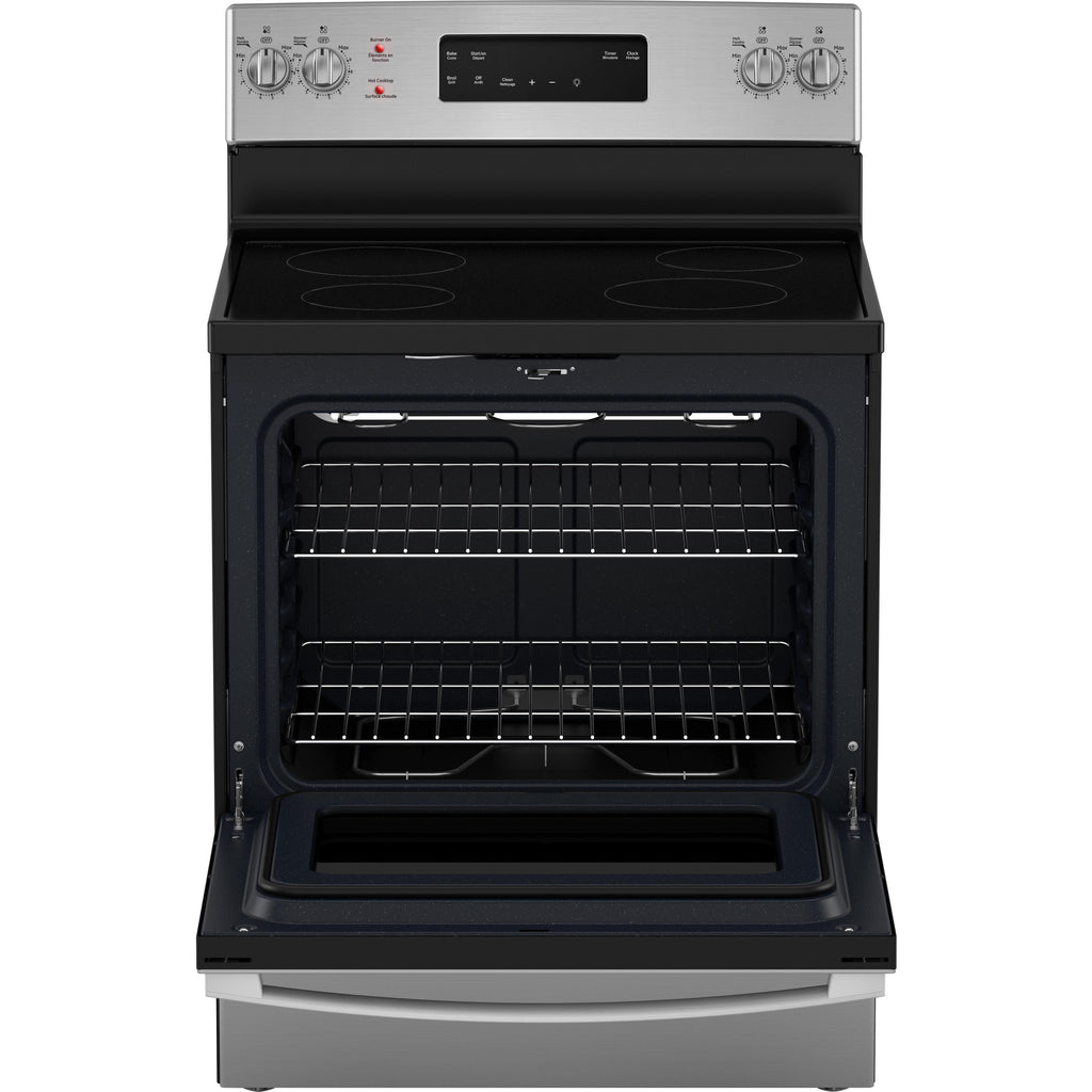  GE 30-inch Freestanding Electric Range with Self-Clean JCB630SVSS IMAGE 4