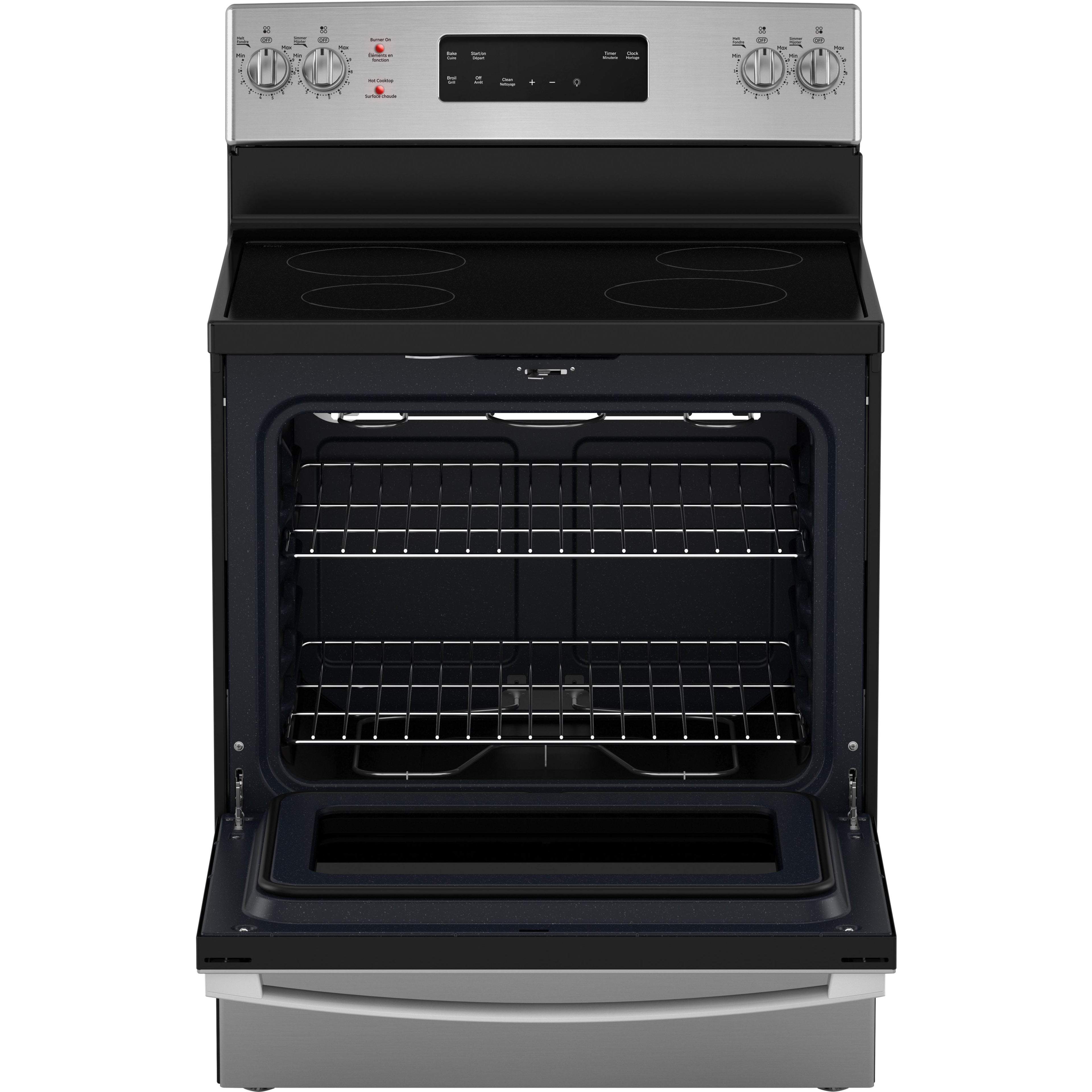  GE 30-inch Freestanding Electric Range with Self-Clean JCB630SVSS IMAGE 4