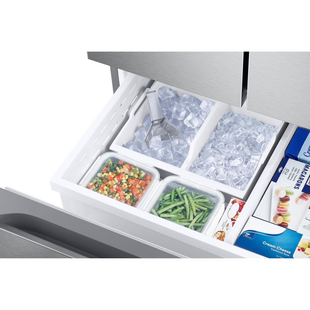  Samsung 33-inch, 25 cu. ft. French 3-Door Refrigerator with Dual Auto Ice Maker with Ice Bites™ RF25C5151SR/AA IMAGE 6