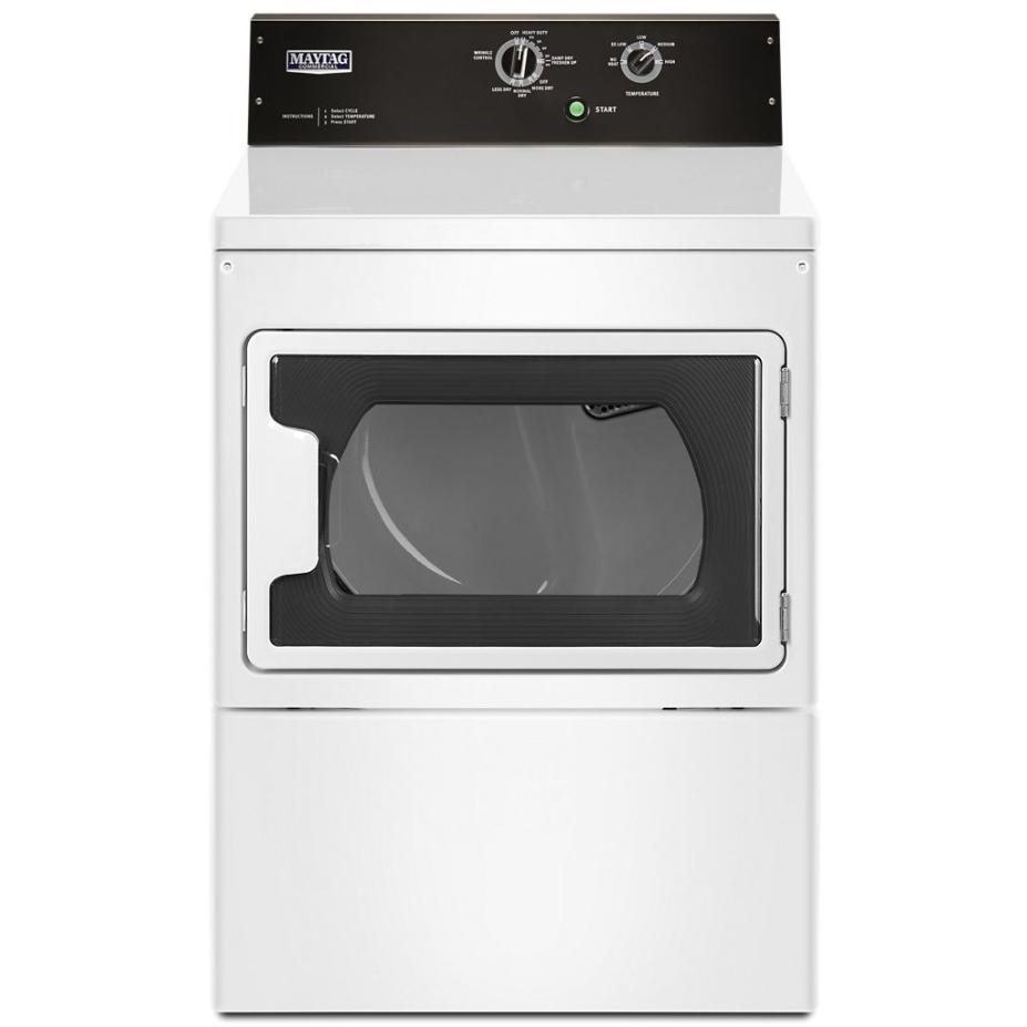  Maytag Commercial Laundry 7.4 cu. ft. Gas Dryer with IntelliDry® Sensor MGDP576KW IMAGE 1