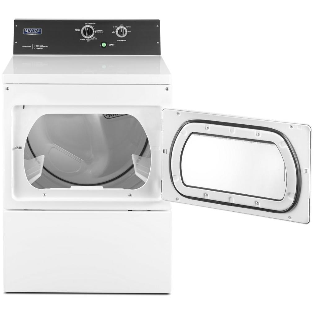  Maytag Commercial Laundry 7.4 cu. ft. Gas Dryer with IntelliDry® Sensor MGDP576KW IMAGE 3