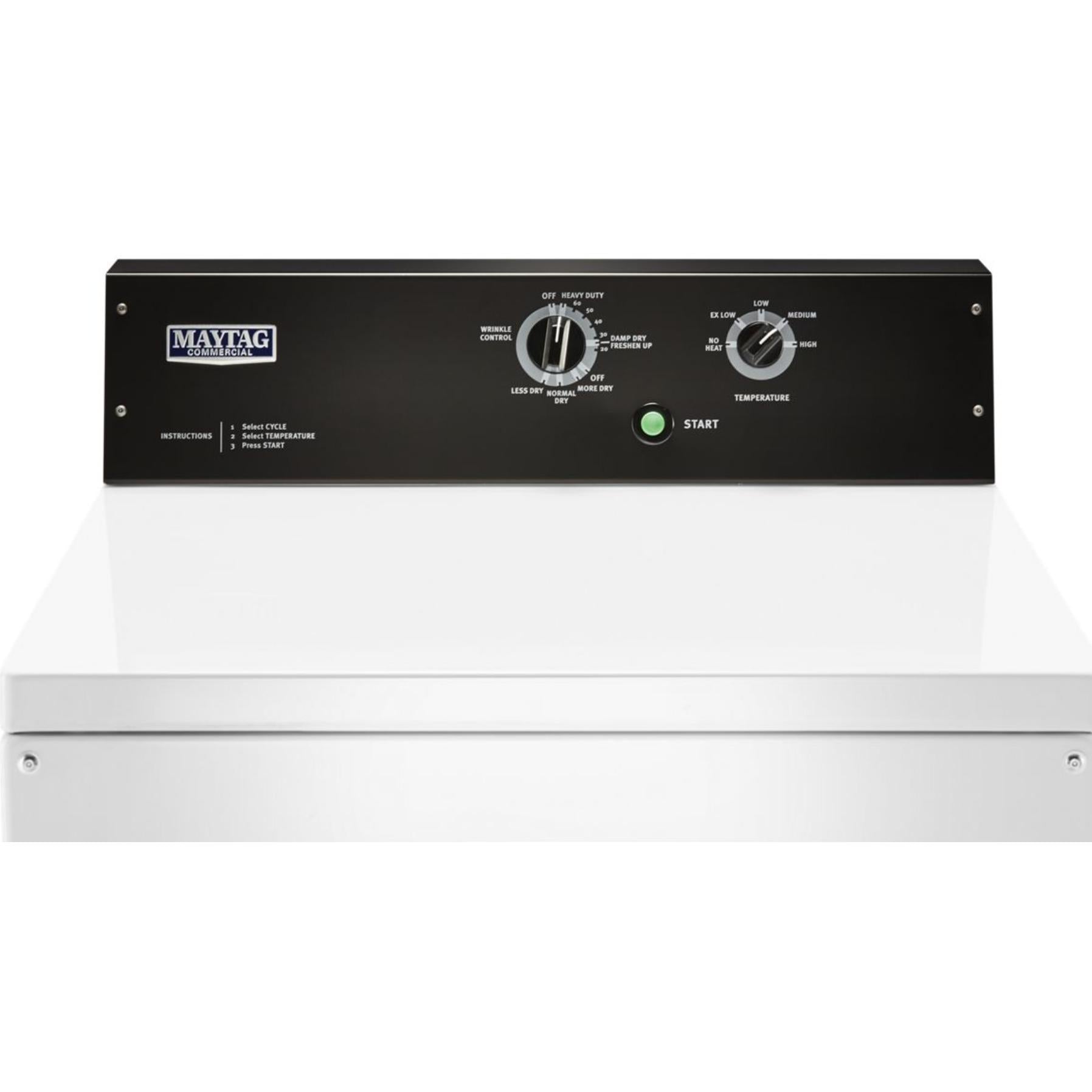  Maytag Commercial Laundry 7.4 cu. ft. Gas Dryer with IntelliDry® Sensor MGDP576KW IMAGE 4