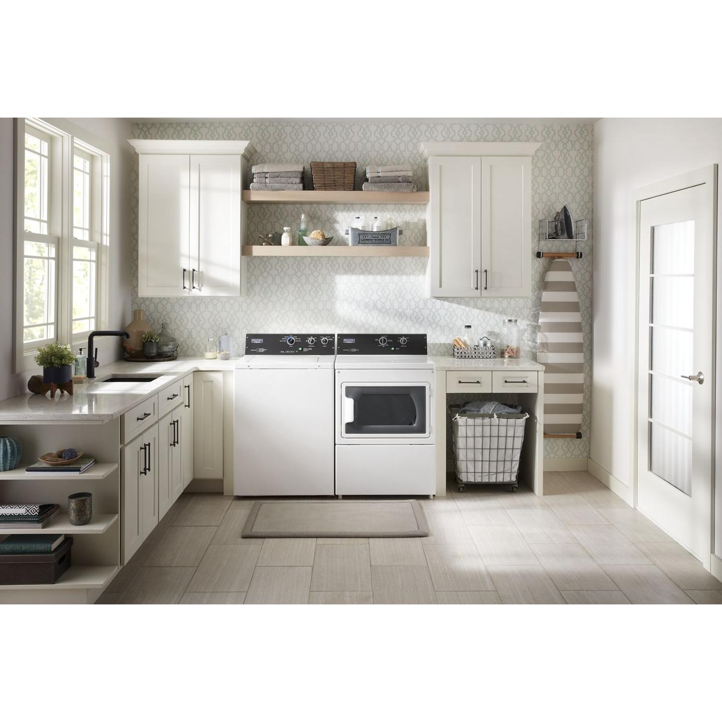  Maytag Commercial Laundry 7.4 cu. ft. Gas Dryer with IntelliDry® Sensor MGDP576KW IMAGE 9