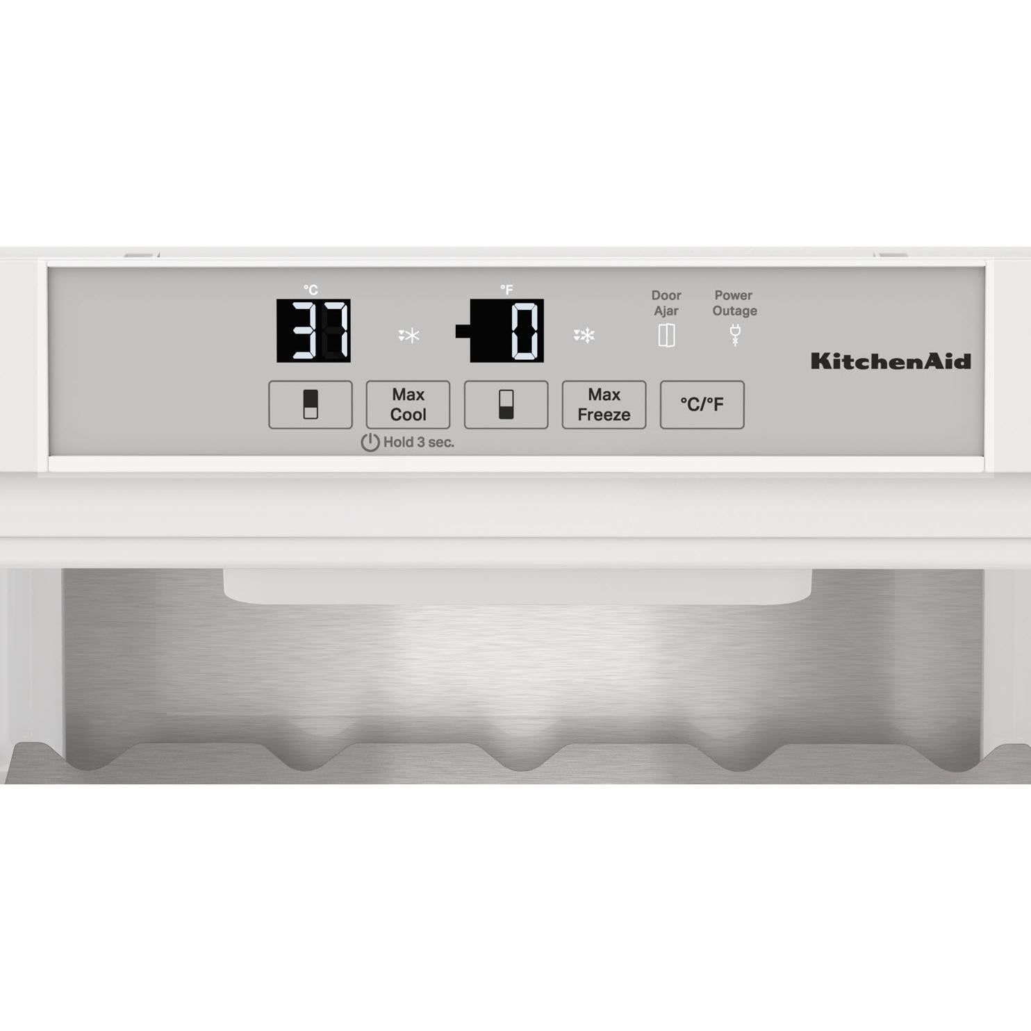  KitchenAid 22-inch, 8.84 cu. ft. Built-in Bottom Freezer Refrigerator with  ExtendFresh™ Temperature Management System KBBX102MPA IMAGE 5