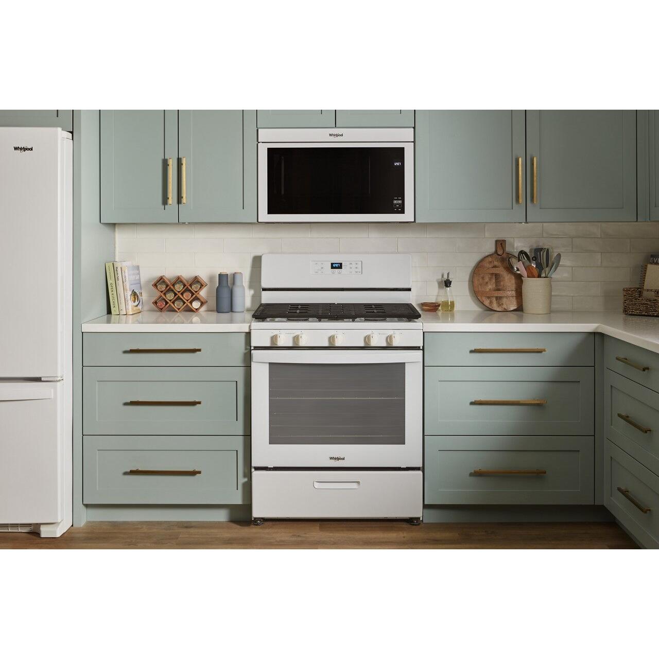  Whirlpool 30-inch, 1.1 cu. ft. Over-the-Range Microwave Oven YWMMF5930PW IMAGE 16
