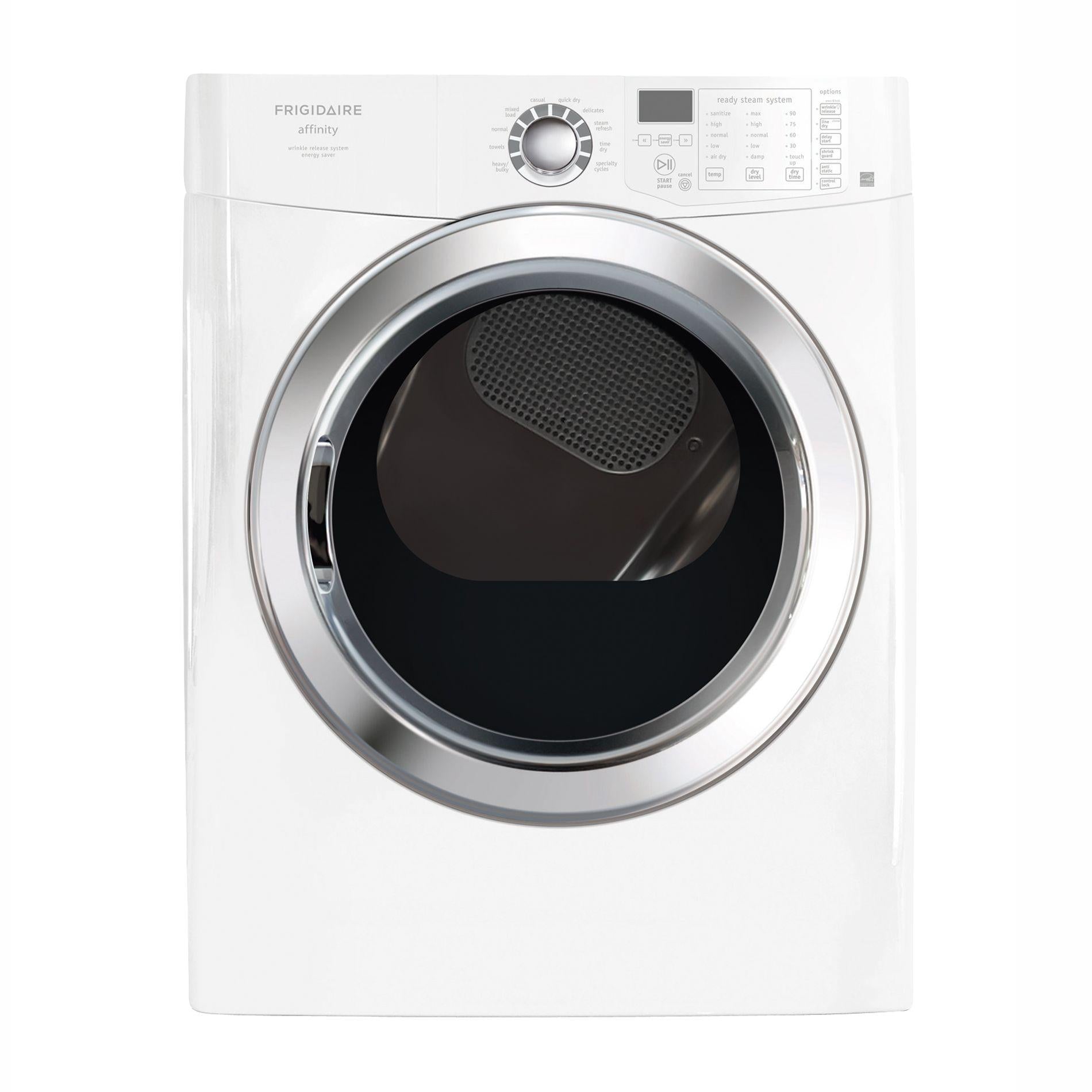  Frigidaire 7 cu. ft. Electric Dryer with Steam FASE7073LW IMAGE 1