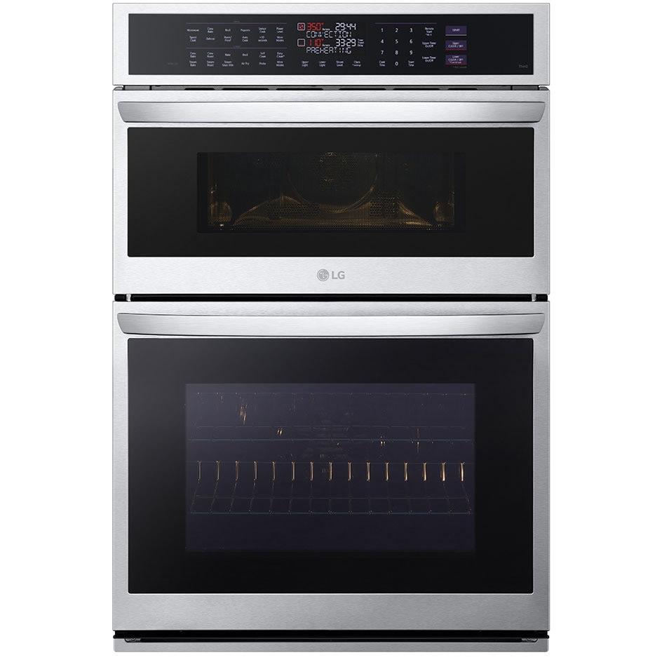  LG 30-inch, 6.4 cu.ft. Built-in Combination Wall Oven with ThinQ® Technology WCEP6427F IMAGE 1