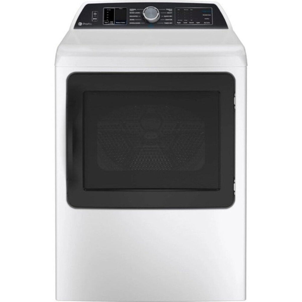  GE Profile 7.3 Cu. Ft. Electric Dryer with Sanitize Cycle PTD70EBMTWS IMAGE 1