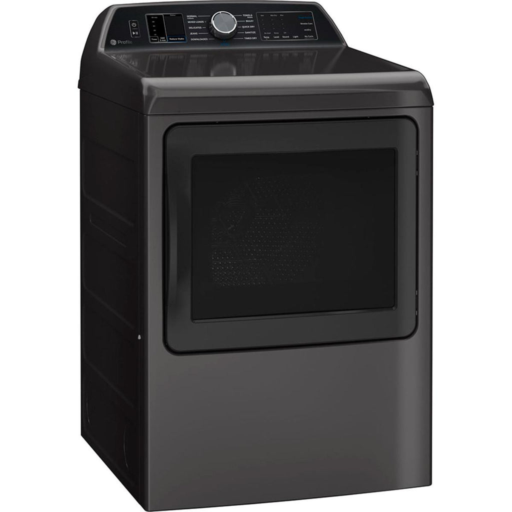  GE Profile 7.3 Cu. Ft. Electric Dryer with Sanitize Cycle PTD70EBMTDG IMAGE 3