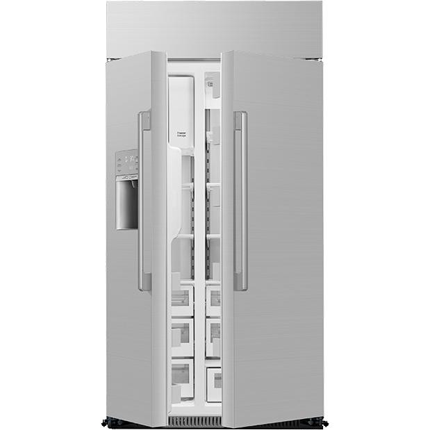  Dacor 42-inch 24 cu. ft. Side-by-Side Refrigerator with Wi-Fi DRS425300SR/DA IMAGE 3