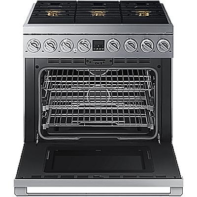  Dacor 36-inch Freestanding Gas Range with Perma-Flame™ DOP36T86GLS/DA IMAGE 2