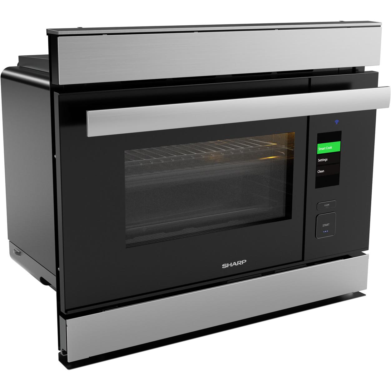  Sharp 24-inch, 1.1 cu. ft. Built-in Combination Wall Oven with Convection SSC2489GS IMAGE 2