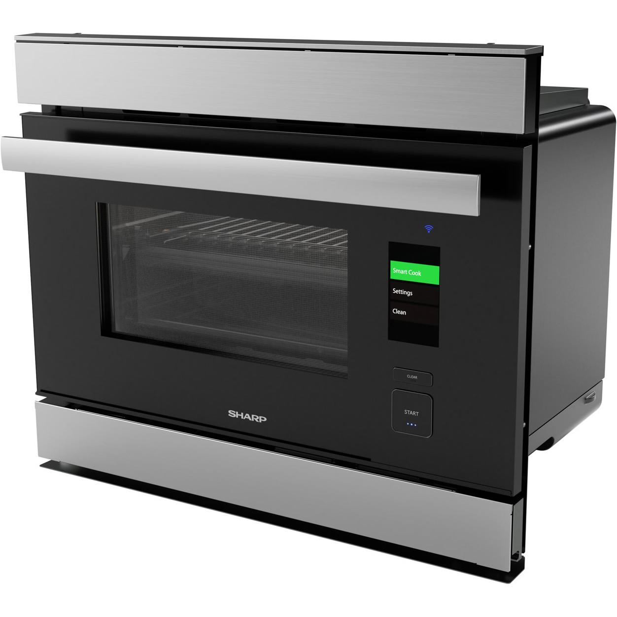  Sharp 24-inch, 1.1 cu. ft. Built-in Combination Wall Oven with Convection SSC2489GS IMAGE 3