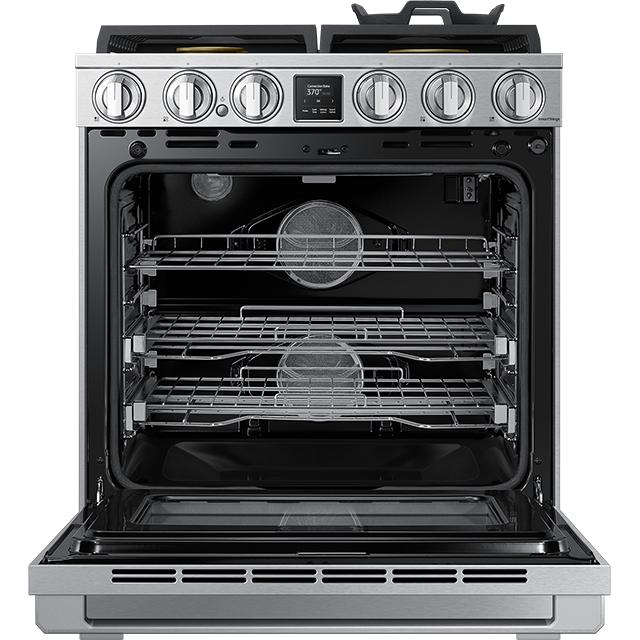  Dacor 30-inch Freestanding Gas Range with Convection Technology DOP30T840GS/DA IMAGE 3