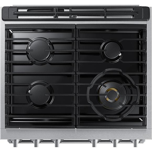  Dacor 30-inch Freestanding Gas Range with Convection Technology DOP30T840GS/DA IMAGE 4