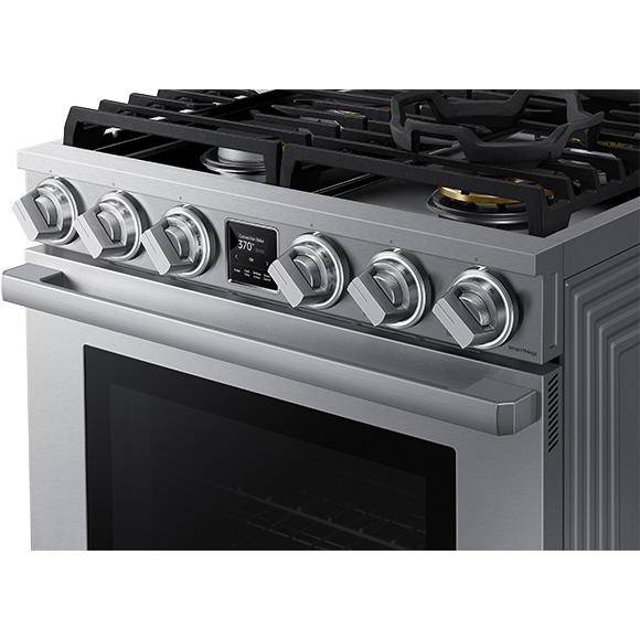  Dacor 30-inch Freestanding Gas Range with Convection Technology DOP30T840GS/DA IMAGE 5