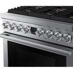  Dacor 36-inch Freestanding Dual-Fuel Range with Perma-Flame™ DOP36T86DLS/DA IMAGE 4