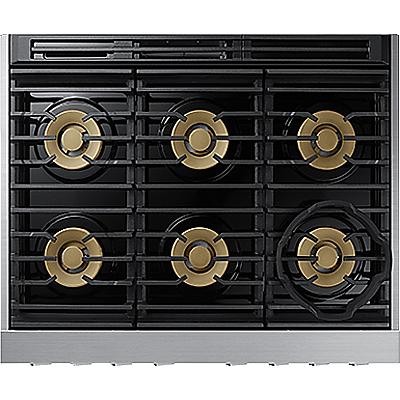  Dacor 36-inch Freestanding Dual-Fuel Range with Perma-Flame™ DOP36T86DLS/DA IMAGE 5