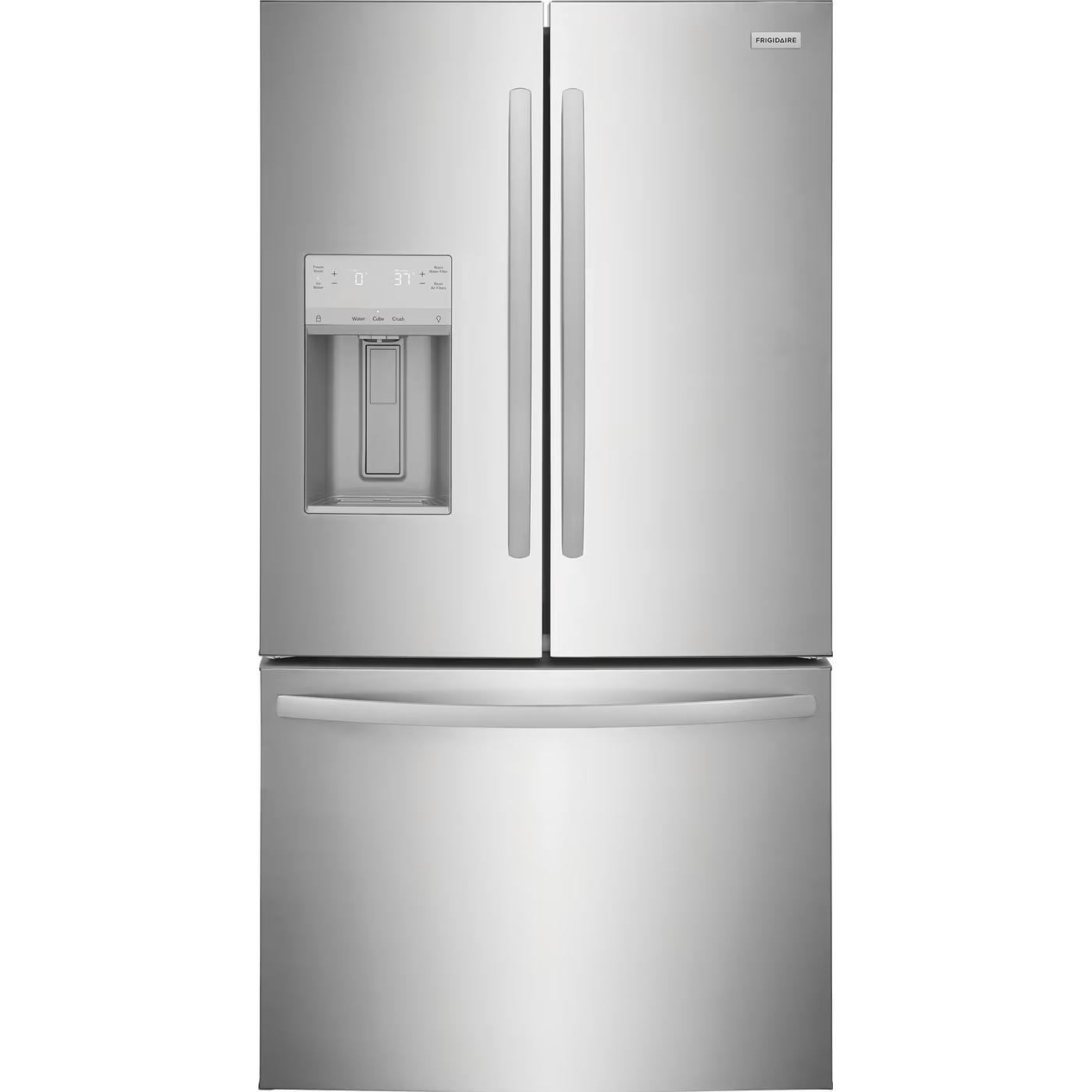  Frigidaire 36-inch, 27.8 cu. ft. Freestanding French 3-Door Refrigerator with Water and Ice Dispensing System FRFS282LAF IMAGE 1