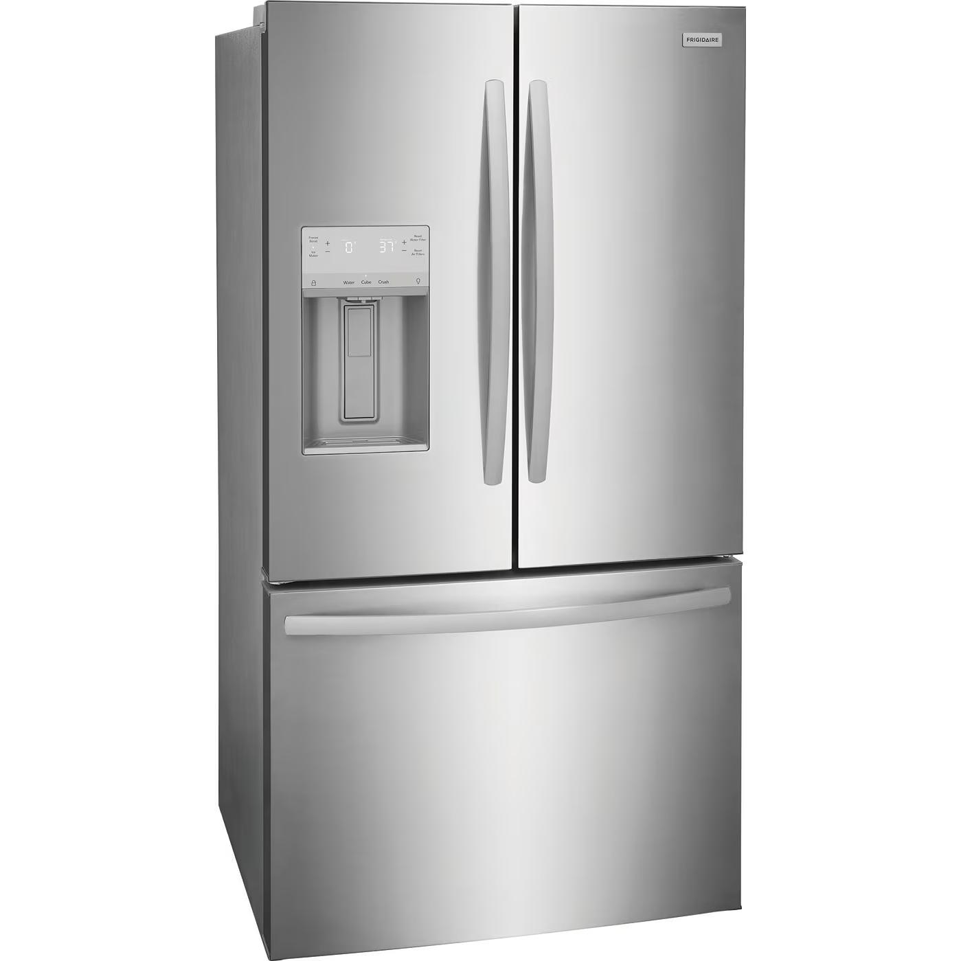  Frigidaire 36-inch, 27.8 cu. ft. Freestanding French 3-Door Refrigerator with Water and Ice Dispensing System FRFS282LAF IMAGE 3
