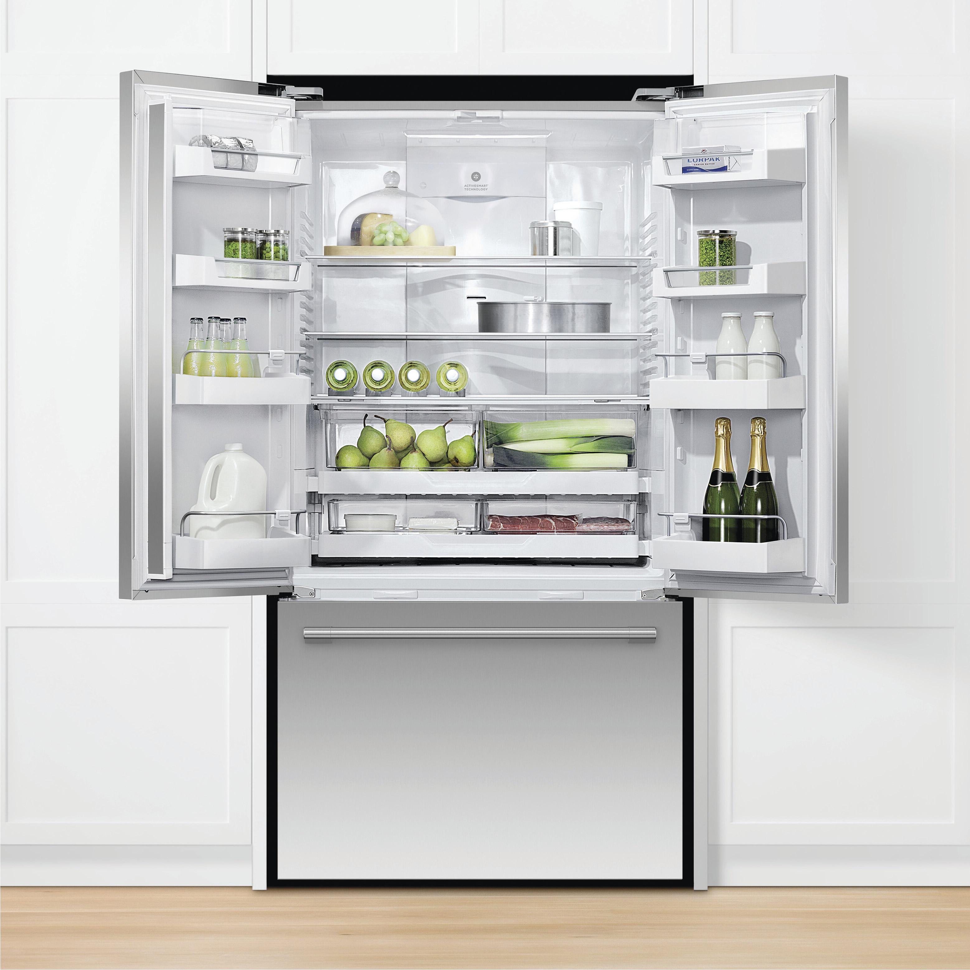  Fisher & Paykel 36-inch, 20.1 cu. ft. Counter-Depth French 3-Door Refrigerator with Internal Ice Maker RF201AHJSX1 IMAGE 4