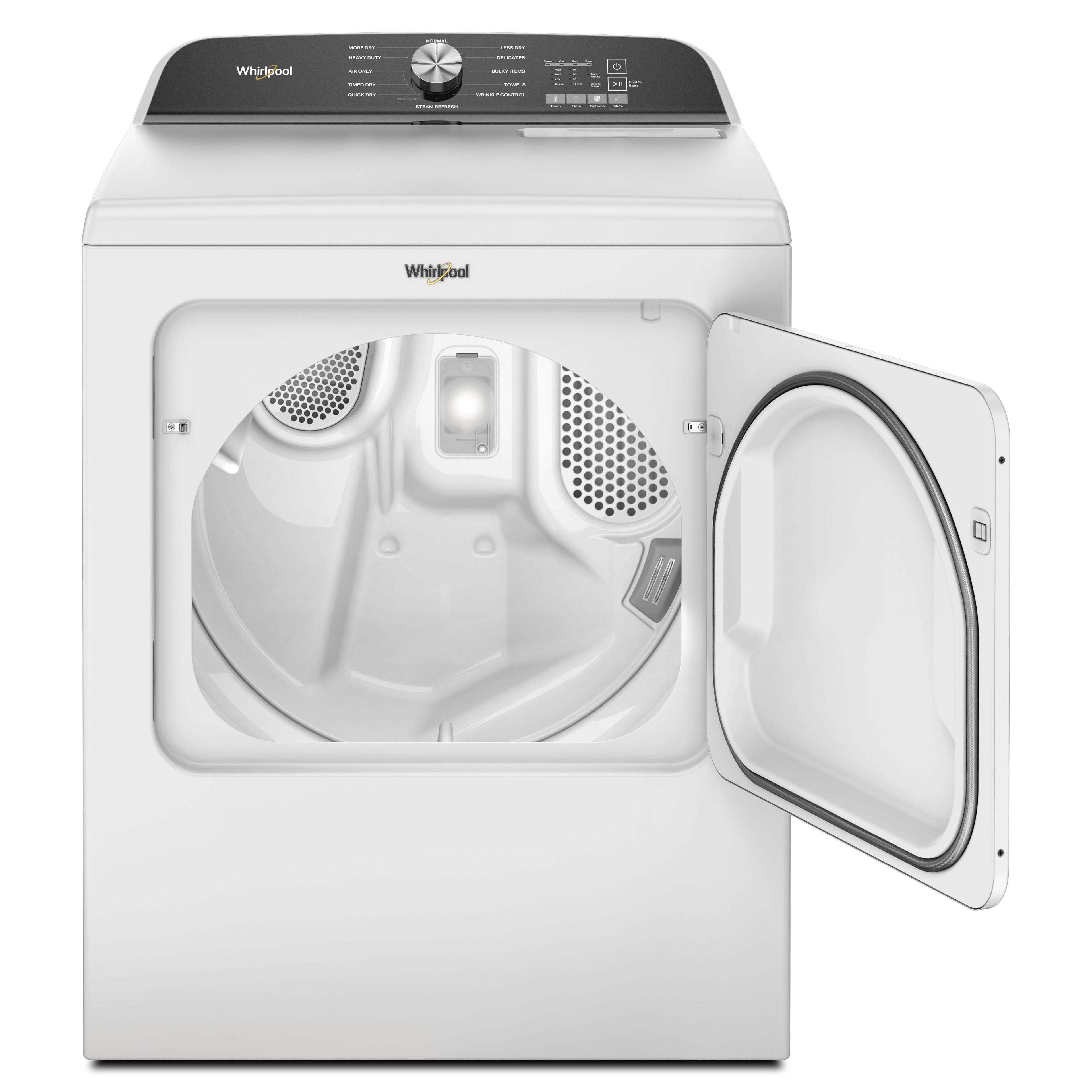  Whirlpool 7.0 cu.ft Gas Dryer with SteamFresh® Cycle WGD6150PW IMAGE 2