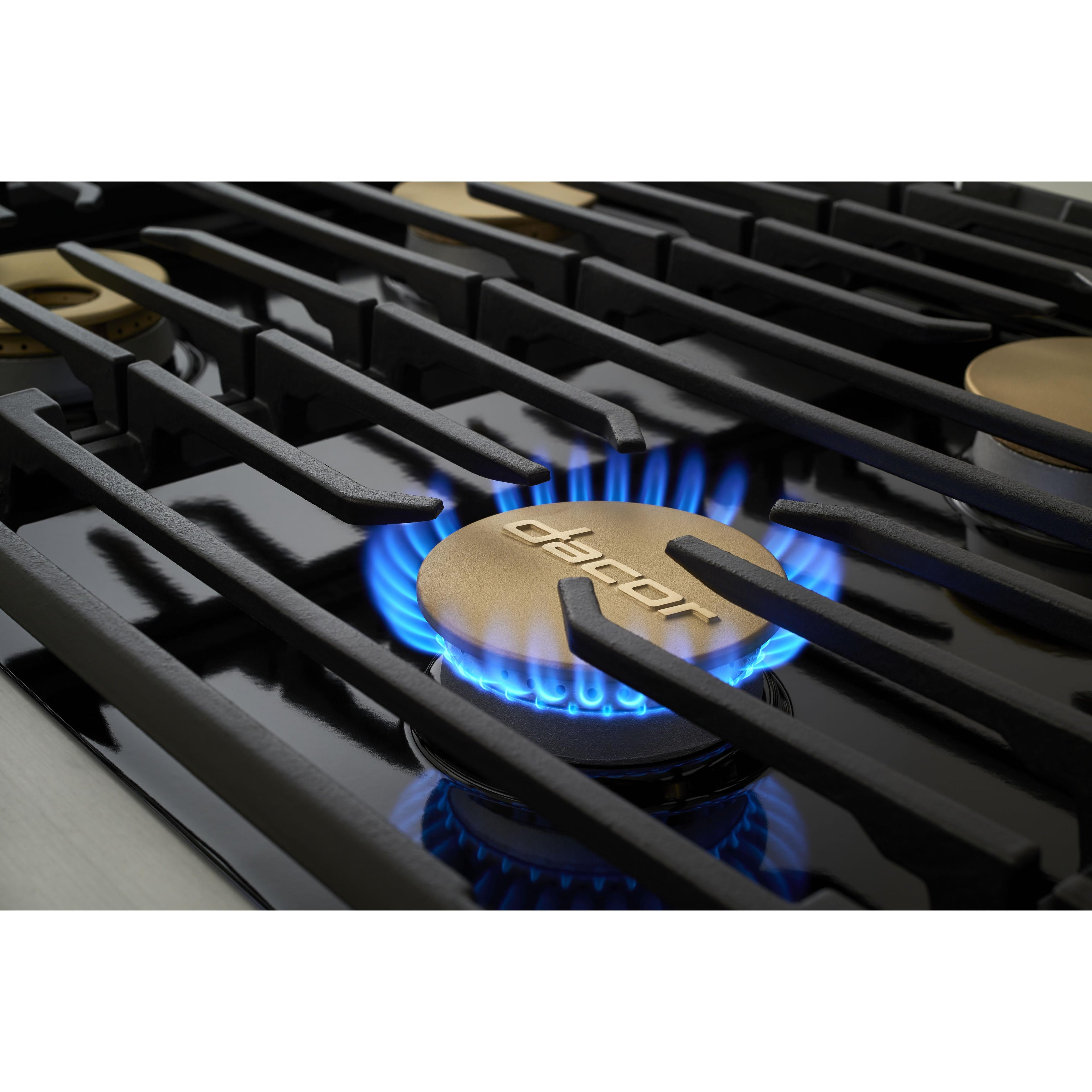  Dacor 36-inch Freestanding Dual Fuel Range with LCD touchscreen DOP36C86DLS/DA IMAGE 3