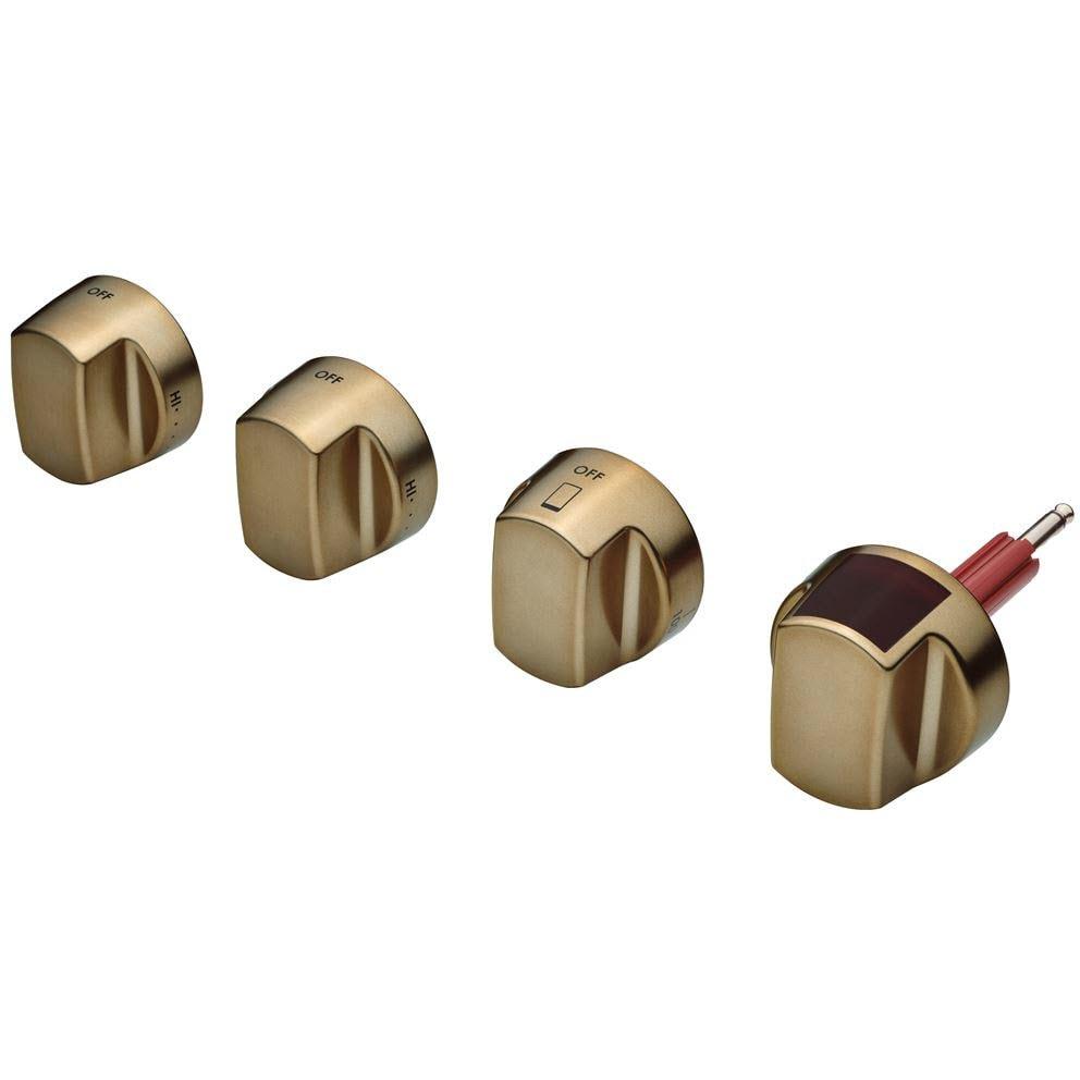  Wolf Brushed Brass Knob Kit 9056270 IMAGE 1