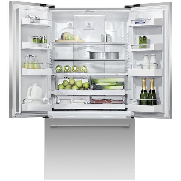  Fisher & Paykel 36-inch, 20.1 cu. ft. Counter-Depth French 3-Door Refrigerator with Ice and Water Dispensing System RF201AHUSX1 IMAGE 2