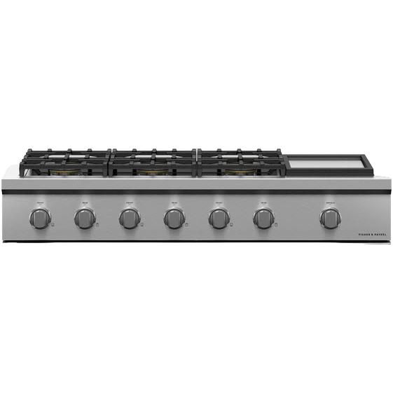  Fisher & Paykel 48-inch Gas Rangetop with Griddle CPV3-486GD-N IMAGE 1