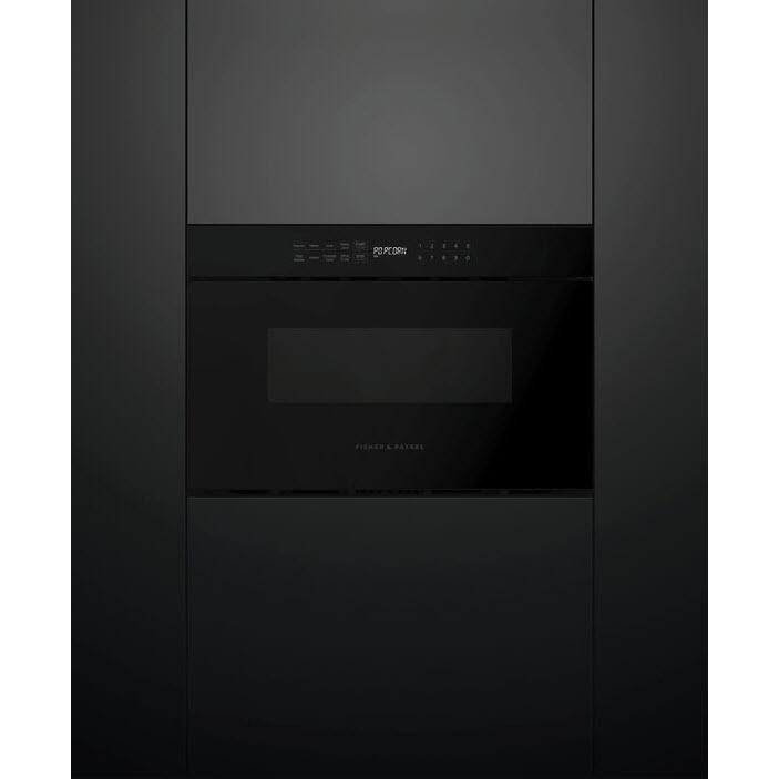  Fisher & Paykel 24-inch, 1.2 cu. ft. Built-in Microwave Drawer with 10 Power Levels OMD24SDB1 IMAGE 2