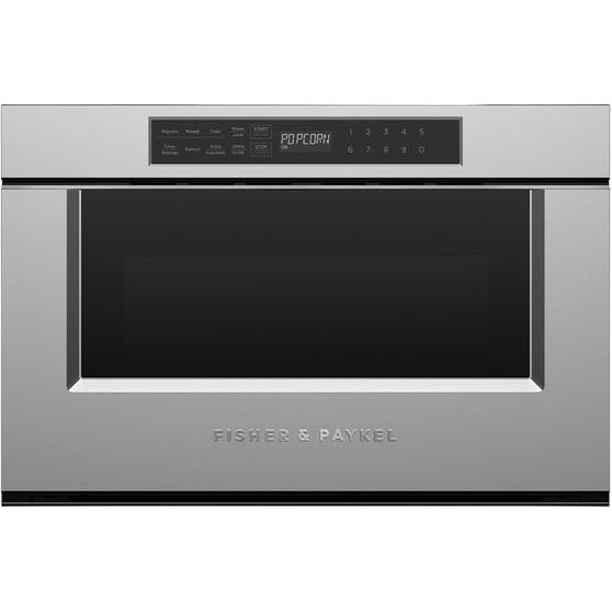  Fisher & Paykel 24-inch, 1.2 cu. ft. Built-in Microwave Drawer with 10 Power Levels OMD24SPX1 IMAGE 1