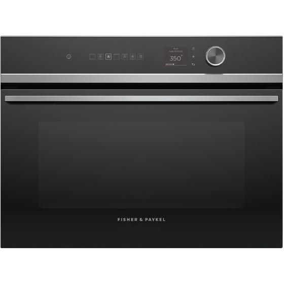  Fisher & Paykel 24-inch, 1.9 cu. ft. Built-in Single Steam Wall Oven with AeroTech™ Technology OS24NDLX1 IMAGE 1