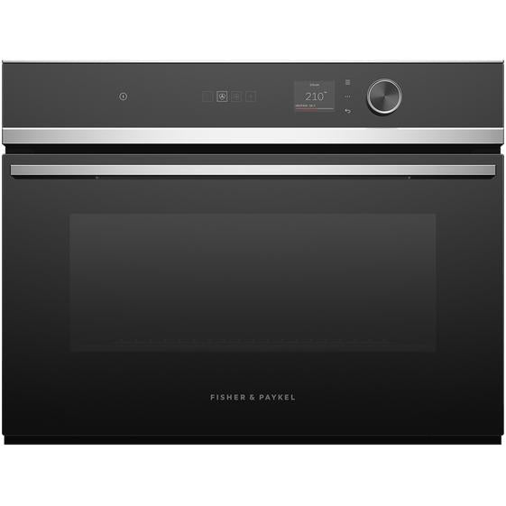  Fisher & Paykel 24-inch, 1.9 cu. ft. Built-in Single Steam Wall Oven with AeroTech™ Technology OS24NDLX1 IMAGE 3