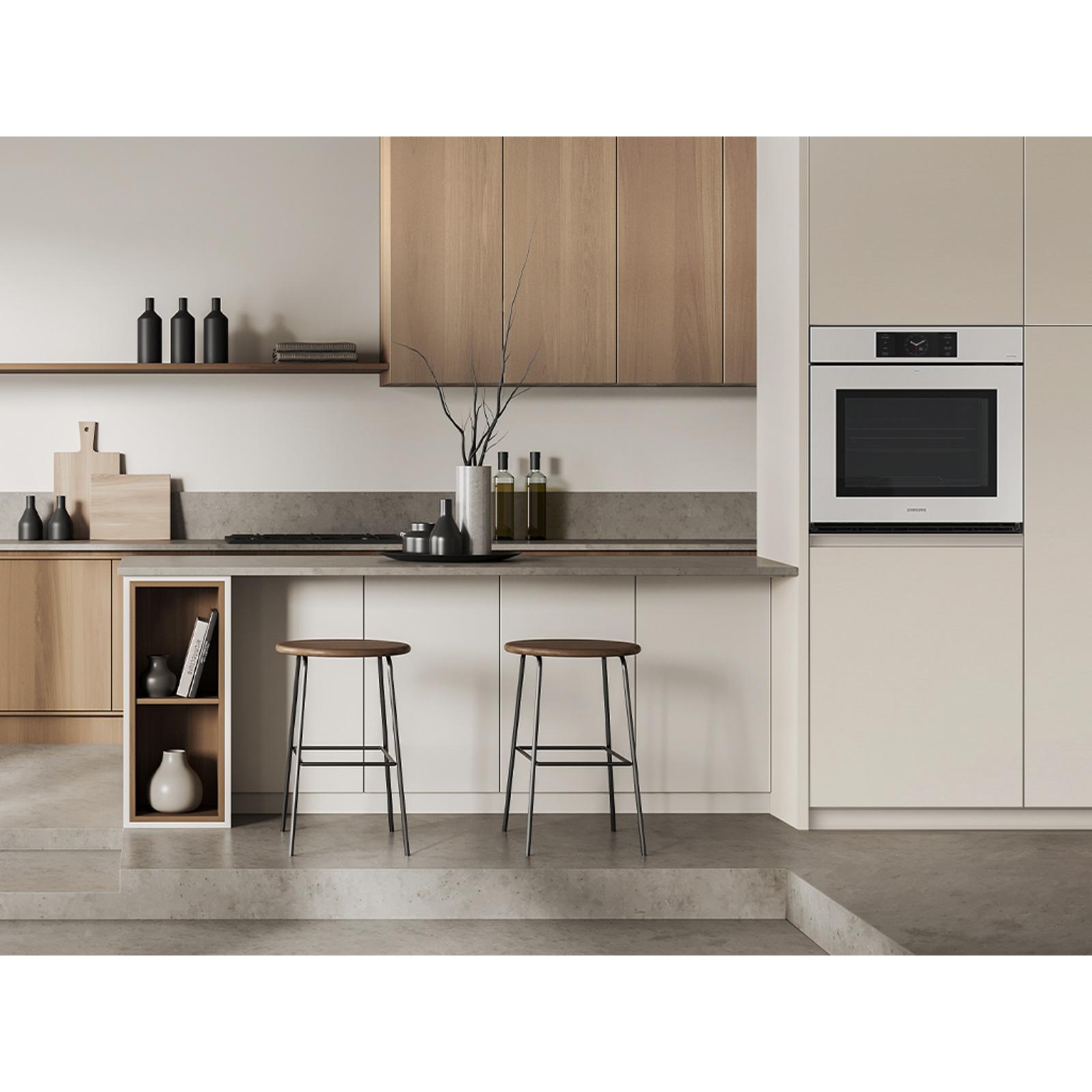  Samsung Bespoke 30-inch, 5.1 cu.ft. Built-in Single Wall Oven NV51CB700S12AA IMAGE 10