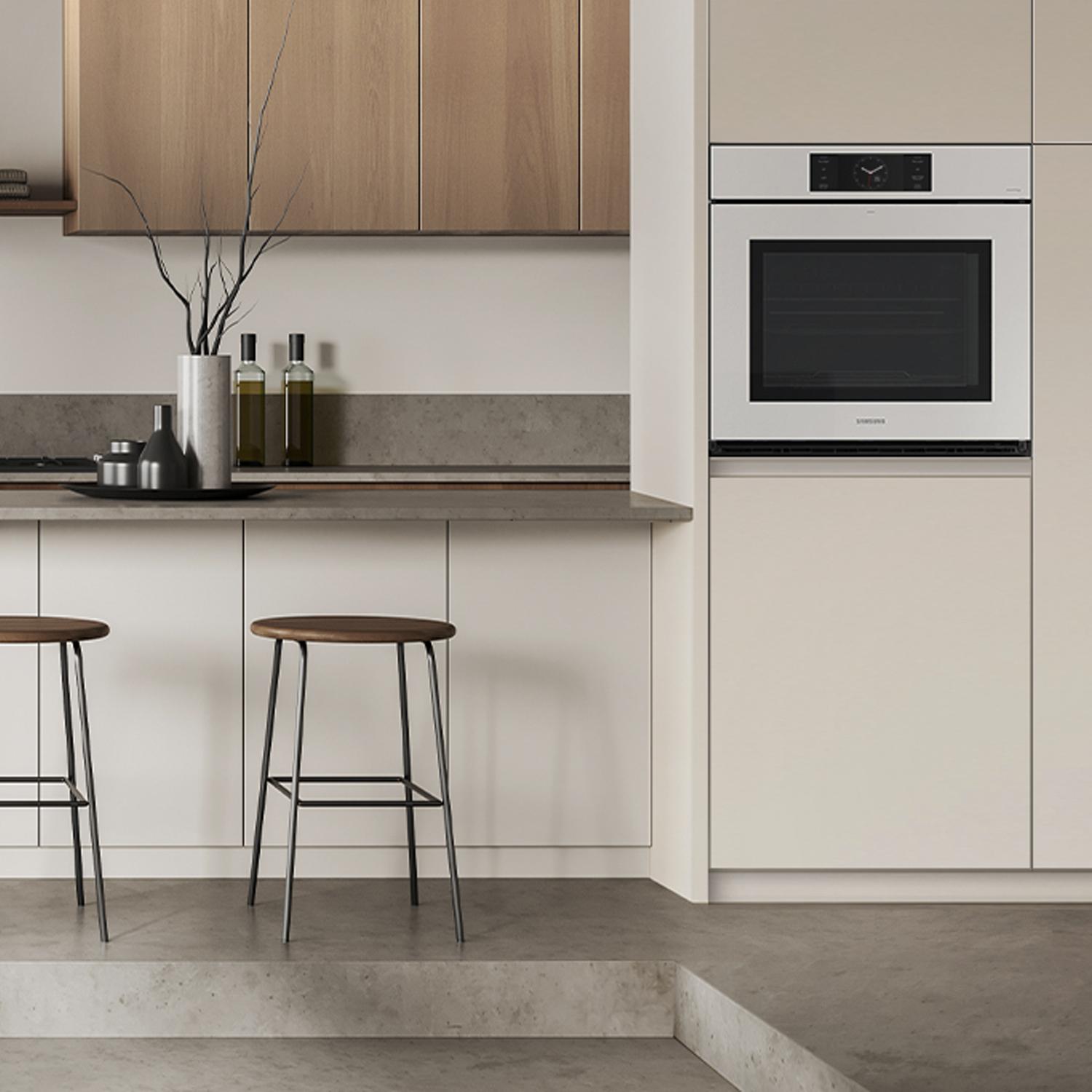  Samsung Bespoke 30-inch, 5.1 cu.ft. Built-in Single Wall Oven NV51CB700S12AA IMAGE 9