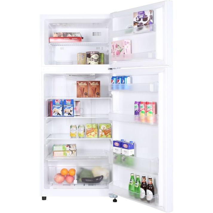 Epic 28-inch, 14.8 cu. ft. Freestanding Top Freezer Refrigerator EFF148W-1 IMAGE 4