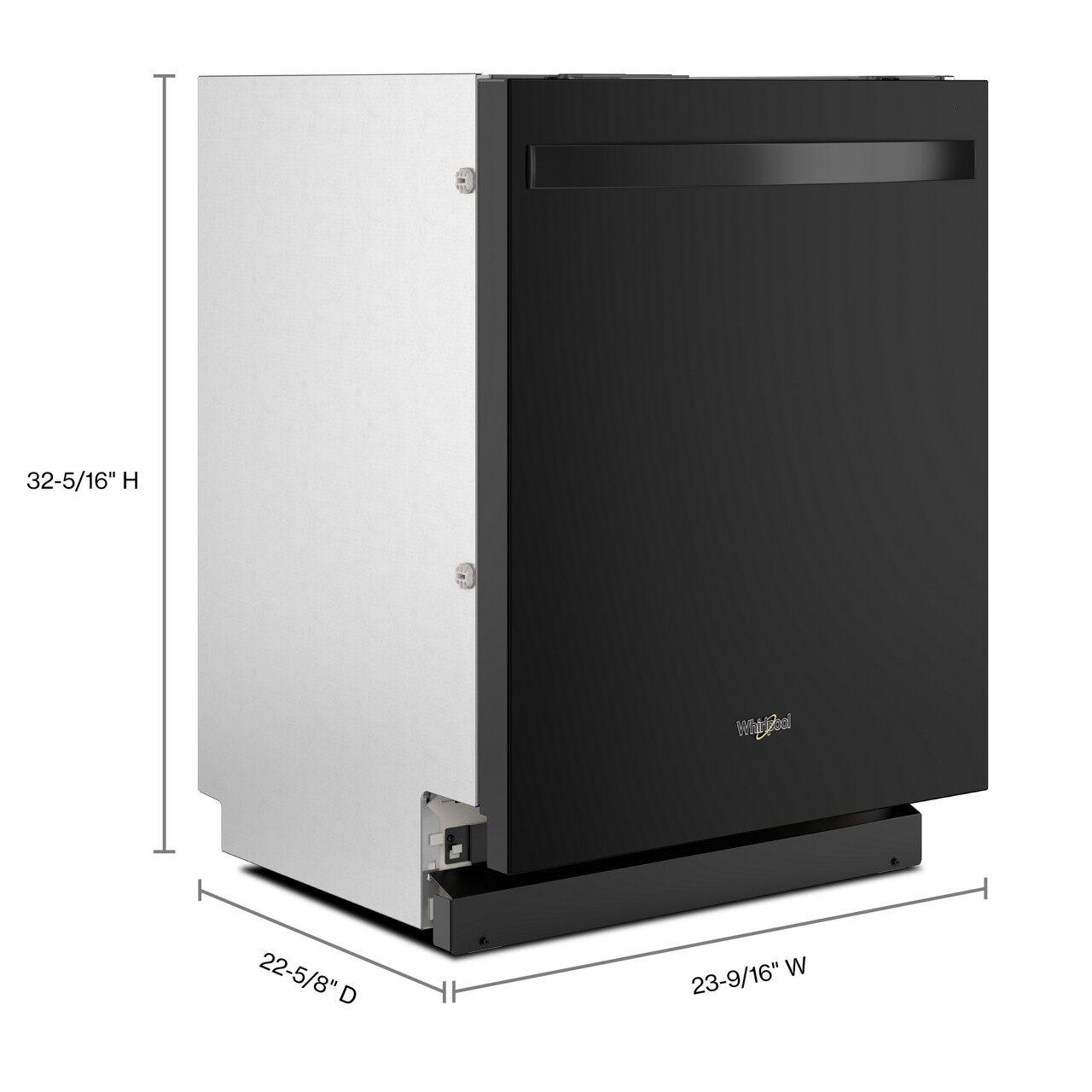  Whirlpool 24-inch Built-in Dishwasher with 3rd Rack WDT550SAPB IMAGE 10