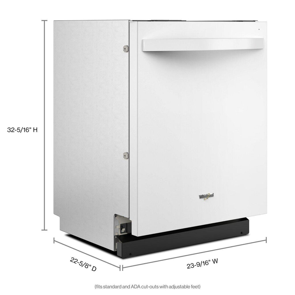  Whirlpool 24-inch Built-in Dishwasher with 3rd Rack WDT550SAPW IMAGE 10