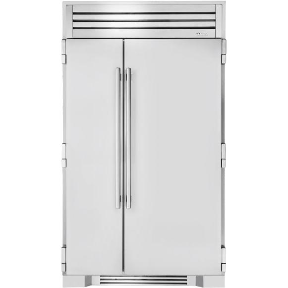  True Residential 48-inch, 29.5 cu. ft. Side-by-Side Refrigerator with Built-in Ice Maker TR-48SBS-SS-C IMAGE 1