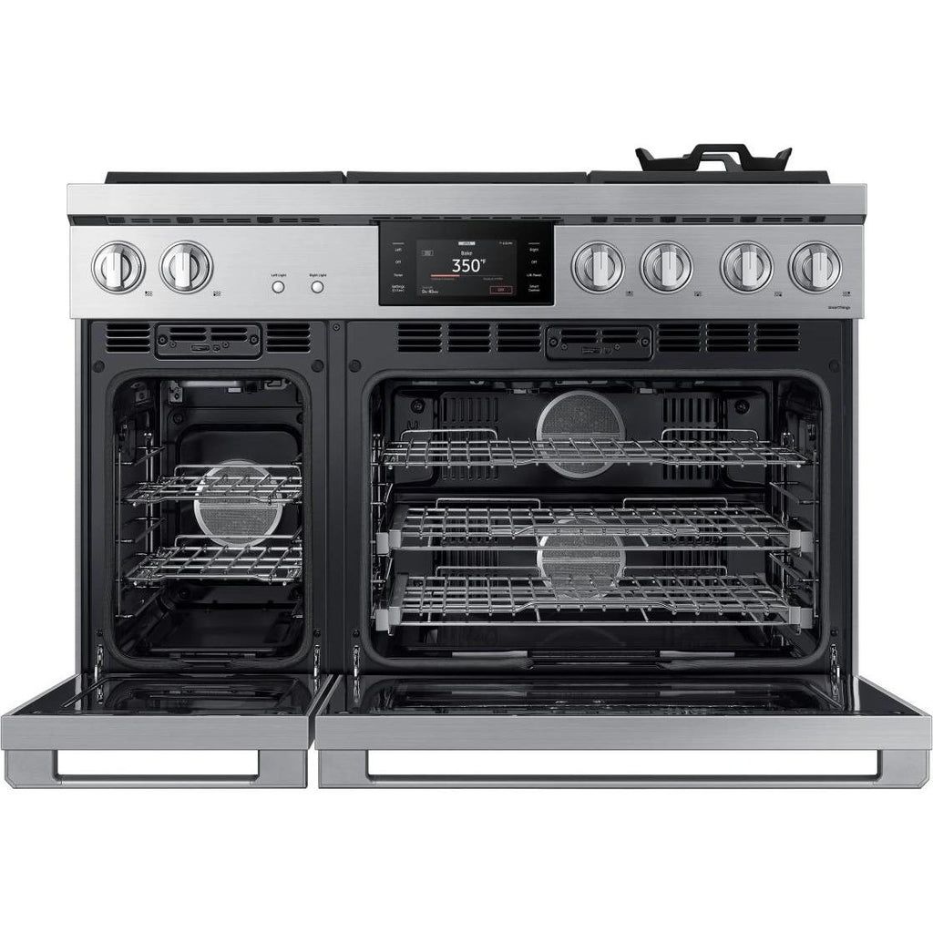  Dacor 48-inch Freestanding Dual Fuel Range with 7" LCD Control Panel DOP48T960DS/DA IMAGE 2